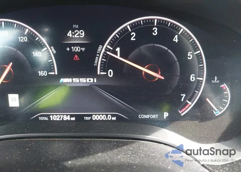 2019 BMW M550I xDrive from USA, damaged, VIN WBAJB9C57KB289280